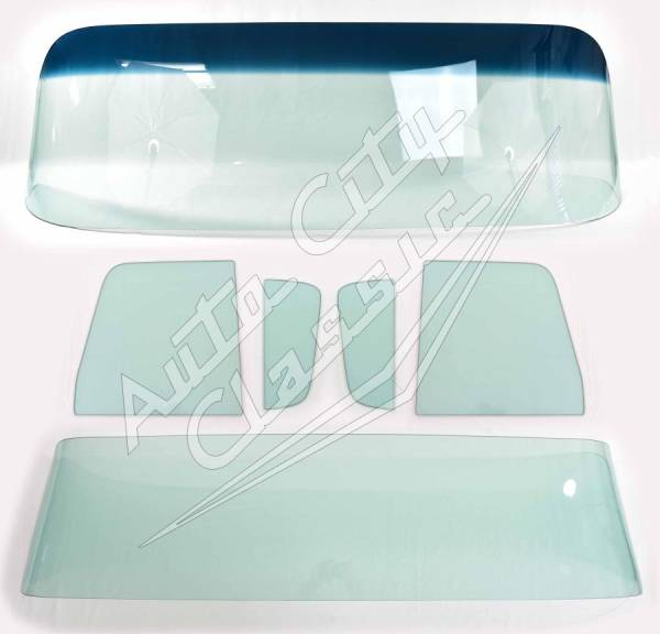 Auto City Classic - 1955-1959 Chevrolet / GMC Pickup Complete Glass Package Deluxe Rear Back Glass CGCP-55-59-PU-B