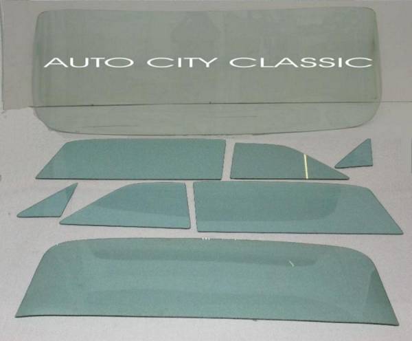 Auto City Classic - 1957-1958 Ford 2 Door Hardtop Retractable Complete Glass Package CG-FORD-57-58-2H