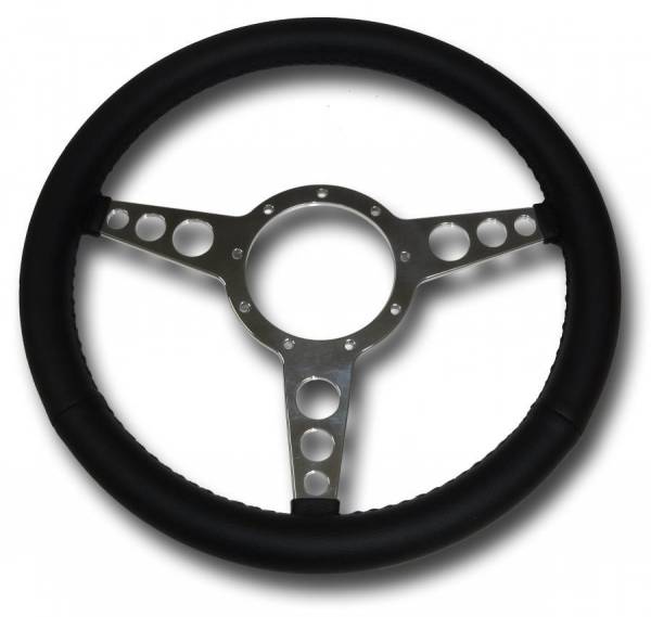 Auto City Classic - 32" Street / Hot Rod Stainless Floor Shift Tilt Steering Column with 3 Spoke Wheel Kit SC7007C/P-1431