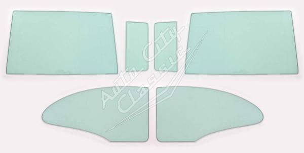 Auto City Classic - 1955-1957 Chevrolet / Pontiac 2 Door Hardtop Side Glass Set SS-5557CV2H