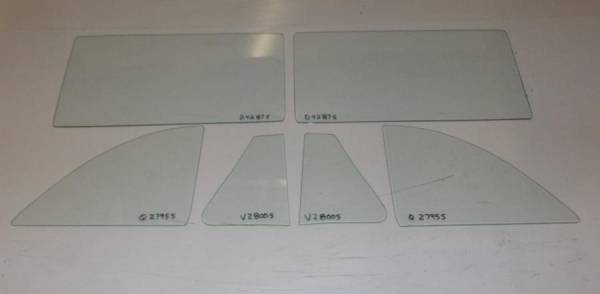 Auto City Classic - 1953-1954 Chevrolet / Pontiac 2 Door Sedan Side Glass Set SS-CP-53-54-2S
