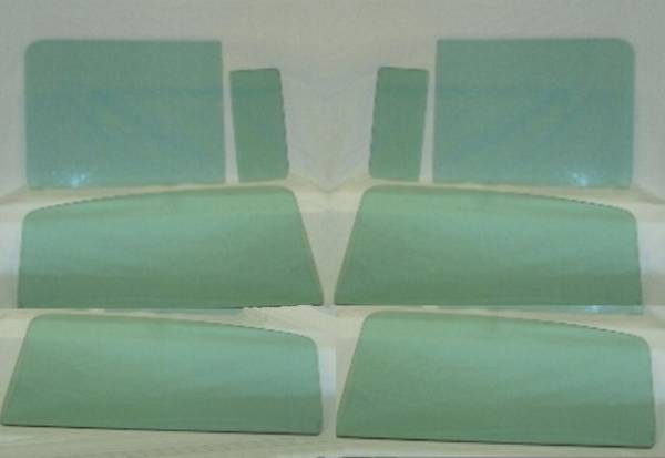 Auto City Classic - 1952-1954 Ford 2 Door Station Wagon 59A Side Glass Set SS-F-52-54-2W