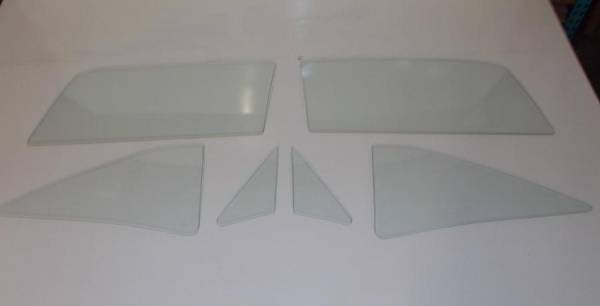 Auto City Classic - 1966-1967 Ford Fairlane / Mercury Montego/Comet 2 Door Hardtop Fastback Side Glass Set SS-FM-66-67-2H-F