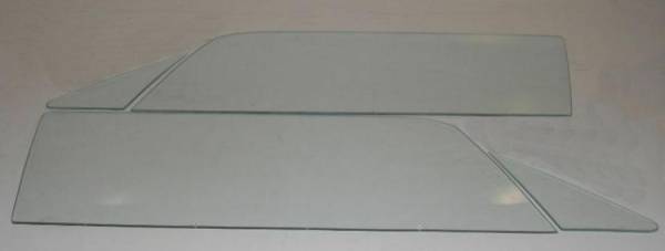 Auto City Classic - 1965-1966 Ford Mustang 2 Door Hardtop Fastback Side Glass Set SS-MSTG-65-66-2H-FB