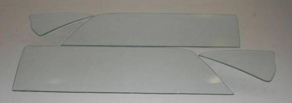 Auto City Classic - 1971-1973 Ford Mustang 2 Door Hardtop Fastback Side Glass Set SS-MSTG-71-73-FB