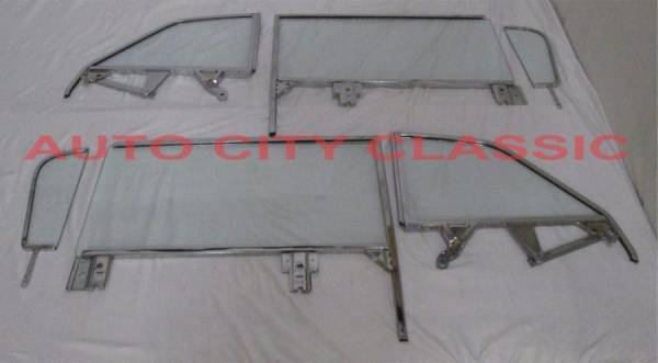 Auto City Classic - 1959-1960 Buick/ Chevrolet / Oldsmobile/ Pontiac Convertible Assembled Side Glass Set SSA-5960CVCNV