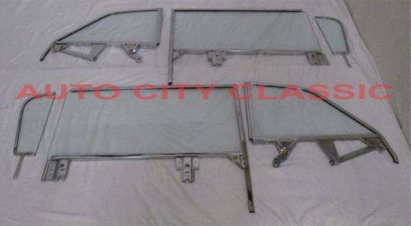 Auto City Classic - 1959-1960 Buick / Cadillac / Oldsmobile Convertible Assembled Side Glass Set SSA-BCO-59-60-CV