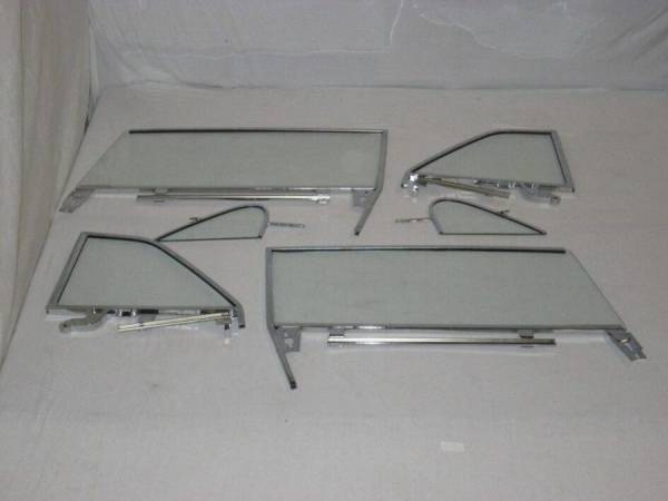 Auto City Classic - 1963-1964 Cadillac Convertible Assembled Side Glass Set SSA-CAD-63-64-CV