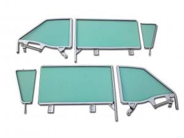 Auto City Classic - 1958 Chevrolet / Pontiac Convertible Assembled Side Glass Set SSA-CP-58-CV-EX