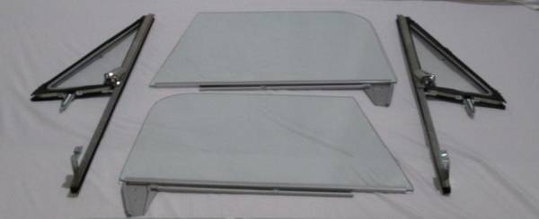 Auto City Classic - 1967-1972 Chevrolet / GMC Pickup and Utility 4 Piece Post Assembled Side Glass Set SSAP-CVY-67-72-PU