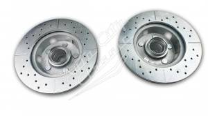 Auto City Classic - 1964-1967 Ford / Mercury V8 Disc Brake Rotors- Drilled and Slotted 5406DSPR - Image 2