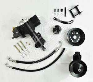 1955-1957 Chevrolet Small Block 500 Series Power Steering Conversion Side Mount 5557PSC500-SM-B