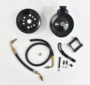 Auto City Classic - 1955-1957 Chevrolet Passenger Cars Side Mount Rack and Pinion Conversion Kit- Black 5557PSRP-SM-B - Image 17
