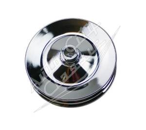 Auto City Classic - 1954-1964 Chevrolet Chrome Power Steering Pump Keyed Pulley 5564PS-PULLEY-C - Image 2