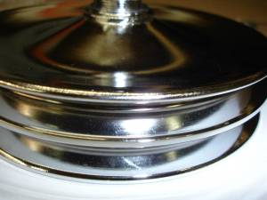 Auto City Classic - 1954-1964 Chevrolet Chrome Power Steering Pump Keyed Pulley 5564PS-PULLEY-C - Image 4