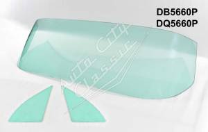 1956-1960 Chevrolet Corvette Convertible with Removable Hardtop Plexi Window Set 5660P-SET