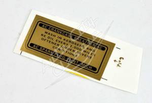 1958 Chevrolet Crank Case Breather Decal - Image 2