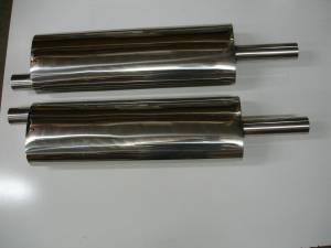 1958 Chevrolet Stainless Steel Exhaust Muffler - Image 3