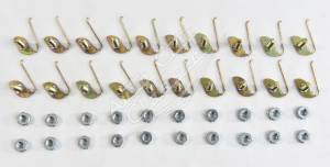 Auto City Classic - 1958 Chevrolet Biscayne 2 Door Sedan Side Molding Clip Set - Image 2
