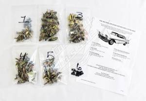 Auto City Classic - 1958 Chevrolet Biscayne 2 Door Sedan Side Molding Clip Set - Image 9