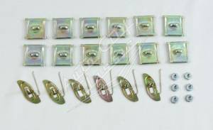 Auto City Classic - 1958 Chevrolet Delray 2 Door Sedan Side Molding Clip Set - Image 7