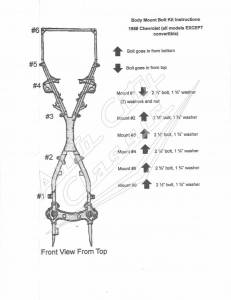 Auto City Classic - 1958 Chevrolet Bel Air and Impala Body Bolt Kit - Image 2