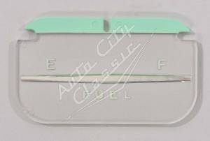 1958 Chevrolet Passenger Cars Fuel Lens Face Plate
