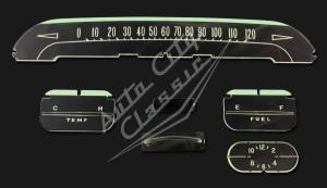 Auto City Classic - 1958 Chevrolet Passenger Cars Instrument Lens Face Plate Set - Image 8