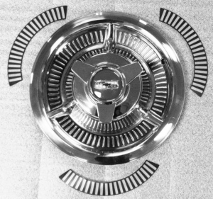 Auto City Classic - 1958 Chevrolet Passenger Cars Wheel Cover Decal Kit- 12 Pieces - Image 5