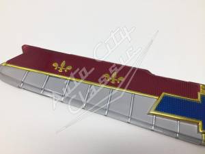1958 Chevrolet 6 Cylinder Passenger Cars Trunk Emblem Insert - Image 3