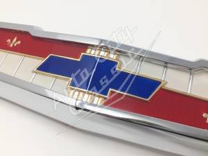 1958 Chevrolet 6 Cylinder Passenger Cars Hood Emblem Assembly - Image 3