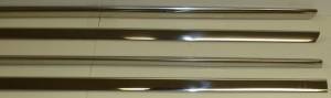 1958 Chevrolet Impala 2 Door Half Set Exterior Door and Quarter Molding