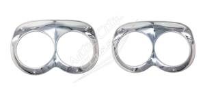 Auto City Classic - 1958 Chevrolet Passenger Cars Chrome Headlight Bezel Trim Panels - Image 2