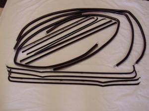Auto City Classic - 1958 Chevrolet / Pontiac 2 Door Sedan Window Weatherstrip Fuzzy Kit - Image 3