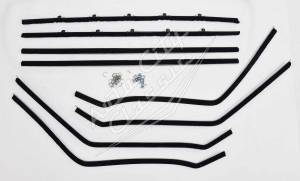 Auto City Classic - 1958 Chevrolet / Pontiac 2 Door Sedan Window Weatherstrip Fuzzy Kit - Image 5