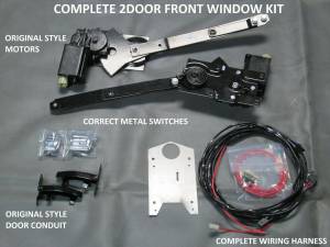 Auto City Classic - 1958 Chevrolet / Pontiac 2 Door Wagon and Sedan Delivery Power Window Kit - Image 2