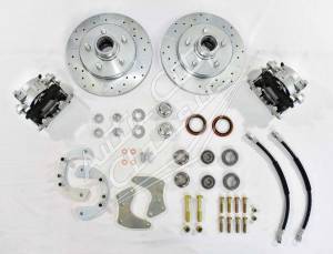 1961-1964 Ford Thunderbird Complete Front Disc Brake Conversion Kit- Chrome - Image 2
