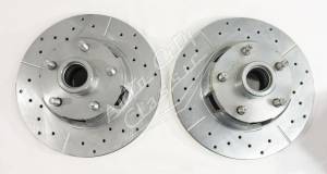 Auto City Classic - 1964-1966 Ford Mustang V8 Original Spindles and Wheels Complete Front Disc Brake Conversion Kit- Gold - Image 3