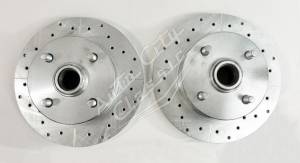 Auto City Classic - 1964-1966 Ford Mustang 6 Cylinder 4 Lug Original Wheel Complete Front Disc Conversion Kit- Gold - Image 11