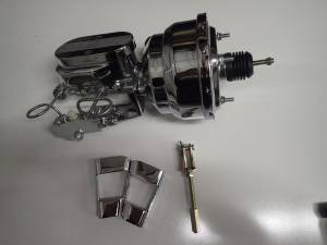 Auto City Classic - 1967-1969 Chevrolet Camaro / Pontiac Firebird 8" Chrome Booster 2" Drop Spindles Complete Disc Brake Conversion Kit - Image 2
