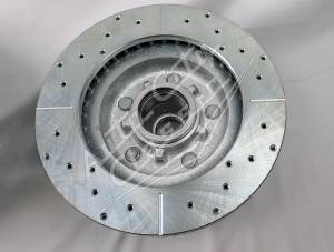 Auto City Classic - 1960-1972 Chevrolet / GMC Pickup Drilled and Slotted Rotors BRK-5516 - Image 3