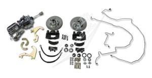 1958-1964 Chevrolet Passenger Cars Complete Chrome 4 Wheel Disc Brake Conversion BRK-CVY-58-64-C