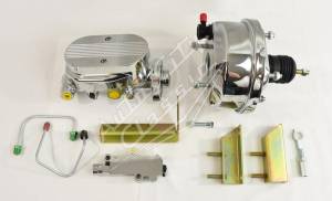 Auto City Classic - 1964-1966 Ford Mustang 6 Cylinder 4 Lug Original 14" Wheels and Rims Chrome Complete Front Disc Brake Conversion Kit - Image 3
