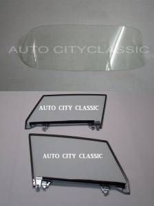 1956-1962 Chevrolet Corvette Coupe Complete Glass Package with Assembled Door Glass CG-VET-56-62-SSA