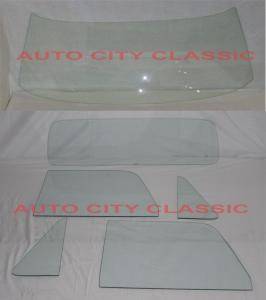 1964-1966 Chevrolet / GMC Cab Complete Glass Package Small Rear Back Glass CGCP-64-66-PU-A