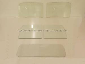 1940-1942 Ford Pickup Complete 2 Piece Windshield Glass Package CGFP-40-42-PU