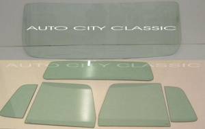 1957-1960 Ford Cab Complete Glass Package Small Back Glass CGFP-57-60-PU-A