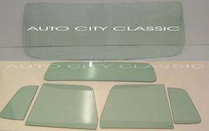 1955-1964 Dodge Cab Complete Glass Package Flat Rear Glass CGMP-55-60-PU-A