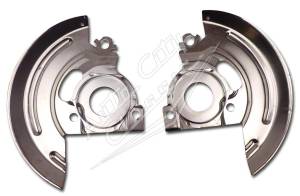 1964-1972 GM A Body Disc Brake Dust Shields Drop Spindles DS-GM-64-72-A-DROP
