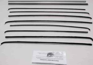 1955-1957 Chevrolet / Pontiac 2 Door Wagon Weatherstrip Fuzzy Kit FZ55572WAG-B